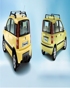 Bavettes arrière pour Fiat Panda
