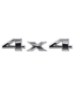 Sigle 4X4 arrière
