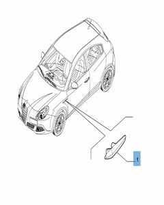 Clignotant latéral droit pour Alfa Romeo Giulietta
