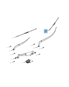 FRONT WINDSCREEN WIPER BLADE FOR JEEP COMPASS (LEFT)