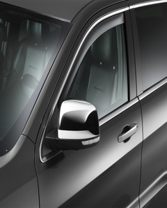 Déflecteurs d'air surteintés de vitres latérales avant pour Jeep Grand Cherokee